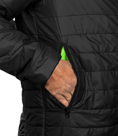 Rynox Surge Puffer Winter Jacket - Black