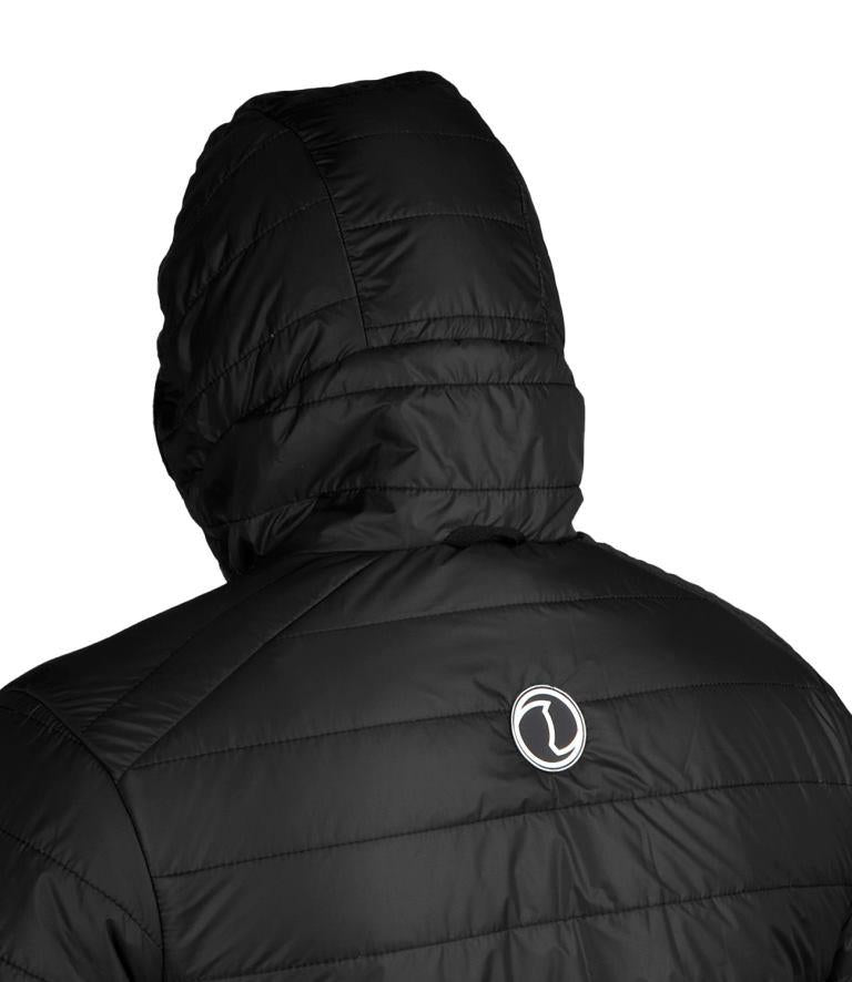 Rynox Surge Puffer Winter Jacket - Black