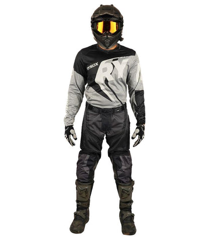 Rynox Switchback Neo Offroad Jersey - Black Grey