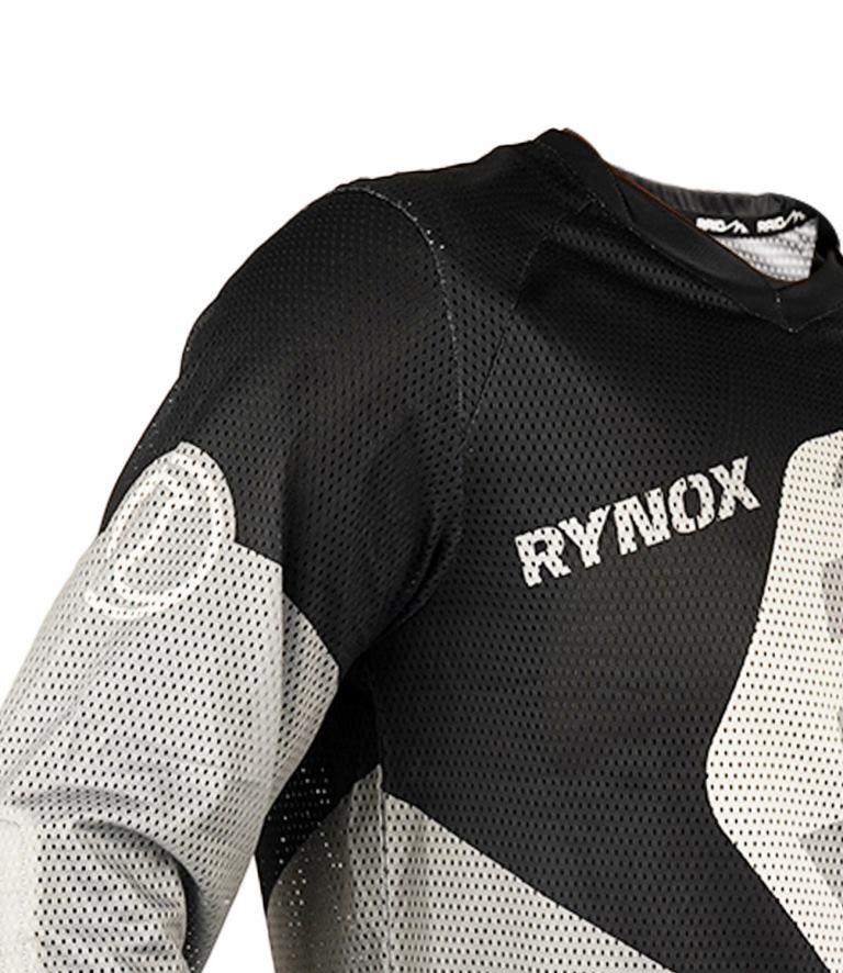 Rynox Switchback Neo Offroad Jersey - Black Grey