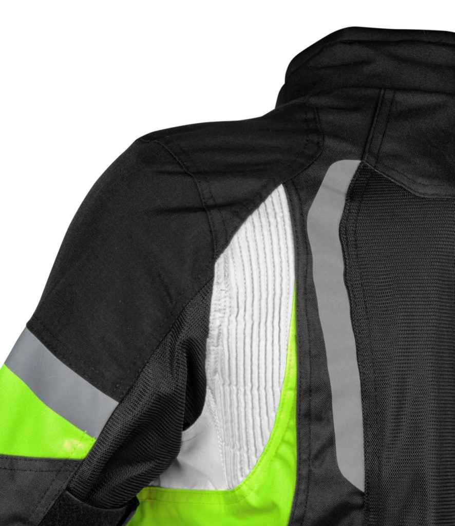 RYNOX Tornado Pro 4 Riding Jacket - HI VIZ GREEN