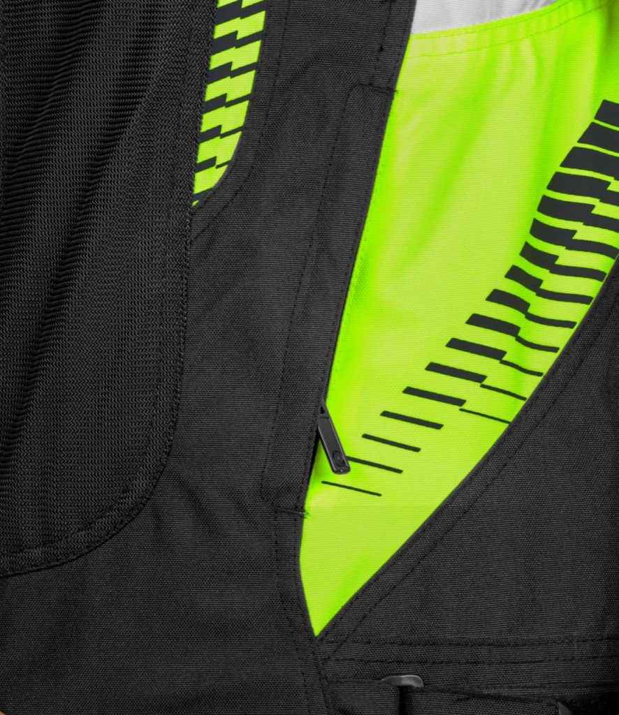 RYNOX Tornado Pro 4 Riding Jacket - HI VIZ GREEN