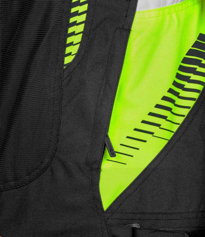 RYNOX Tornado Pro 4 Riding Jacket - HI VIZ GREEN