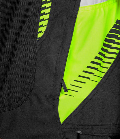 Rynox Tornado Pro 4 Jacket-CE Certified Class A - Black Hi-Viz Green