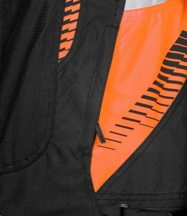 Rynox Tornado Pro 4 Jacket-CE Certified Class A - Black Orange