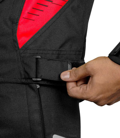 Rynox Tornado Pro 4 Jacket-CE Certified Class A - Black Red