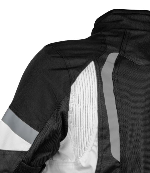 Rynox Tornado Pro 4 Jacket-CE Certified Class A - Black White