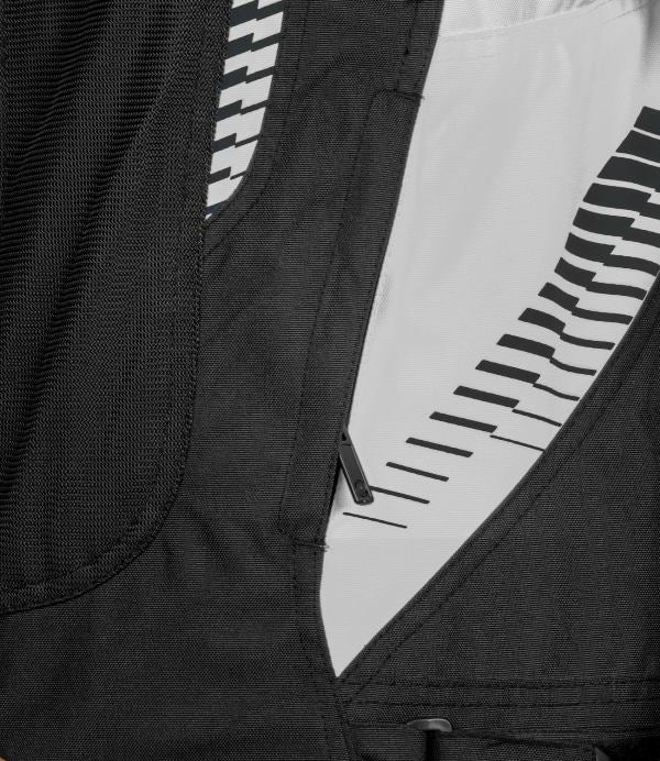 Rynox Tornado Pro 4 Jacket-CE Certified Class A - Black White