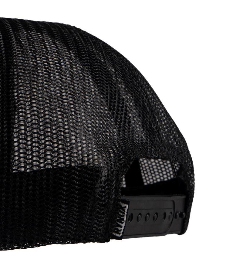 Rynox Wordmark Trucker Cap - White Black Mesh