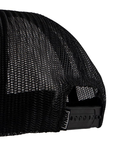 Rynox Wordmark Trucker Cap - White Black Mesh