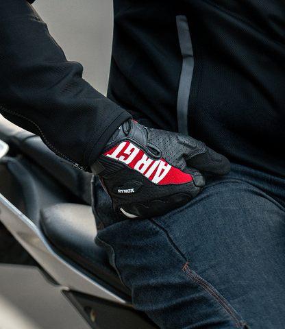 Rynox AIR GT 2 Riding Gloves - Black/Red
