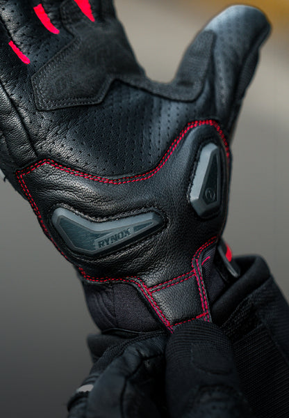 Rynox AIR GT 2 Riding Gloves - Black/Red