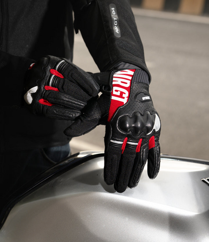 Rynox AIR GT 2 Riding Gloves - Black/Red