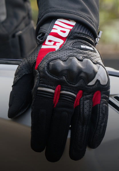Rynox AIR GT 2 Riding Gloves - Black/Red