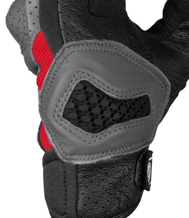 Rynox Air GT SP Glove - Grey Red - Riders Junction