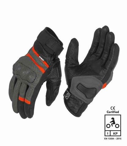 Rynox Air GT Gloves (Grey Orange)