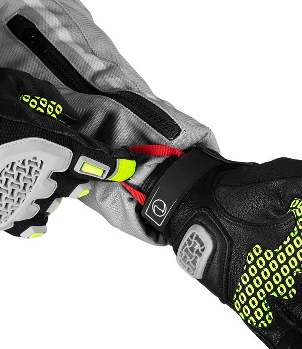 Rynox Gravel Dualsport Gloves (Hi-Viz Green)