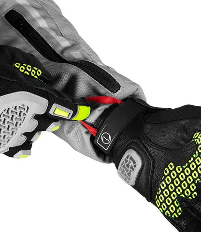 Rynox Gravel Dualsport Gloves (Hi-Viz Green)