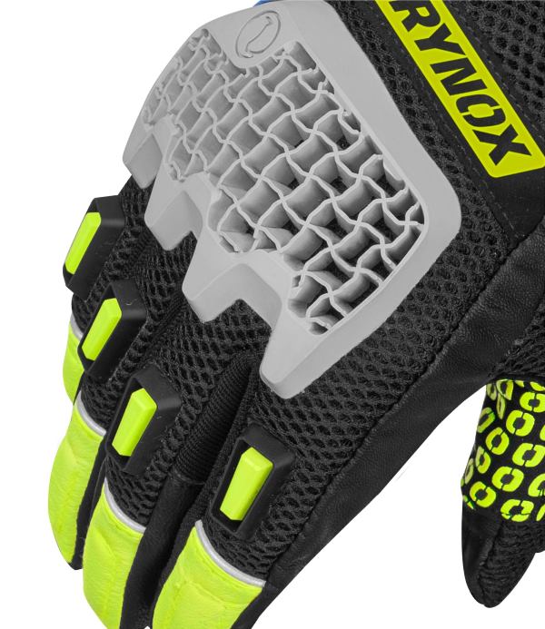 Rynox Gravel Dualsport Gloves (Hi-Viz Green)