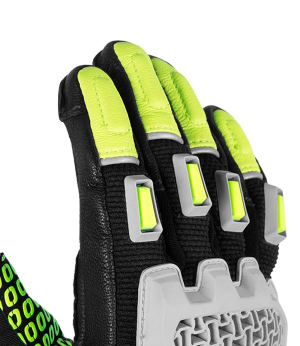 Rynox Gravel Dualsport Gloves (Hi-Viz Green)