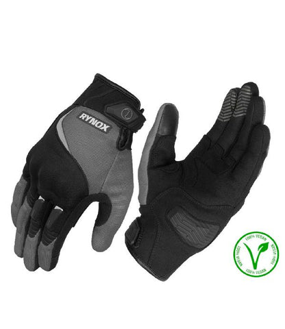 Rynox Helium GT Gloves - Black Grey