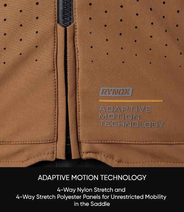 Rynox Outlander Pro Jacket – CE Certified Class AA (Black-Brown)