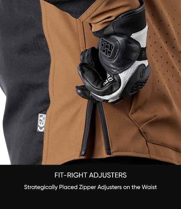 Rynox Outlander Pro Jacket – CE Certified Class AA (Black-Brown)