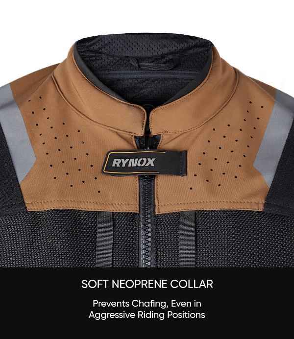 Rynox Outlander Pro Jacket – CE Certified Class AA (Black-Brown)