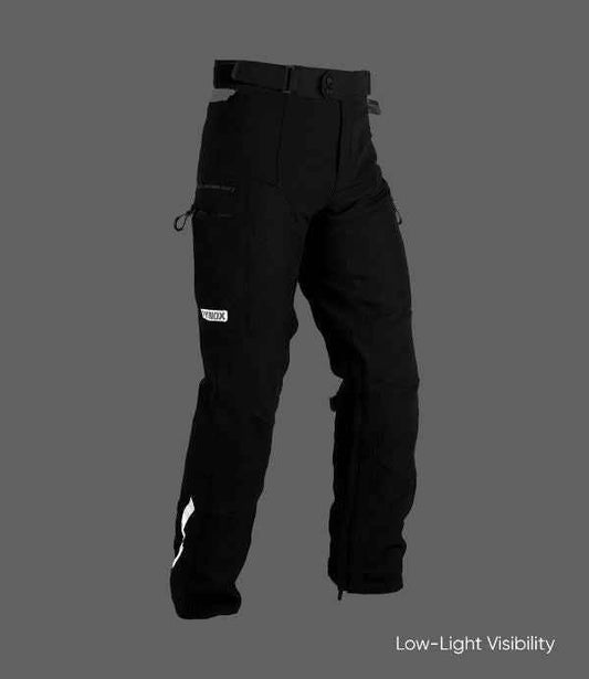 Rynox Outlander Pro Pants – CE Certified Class AA (All Black)