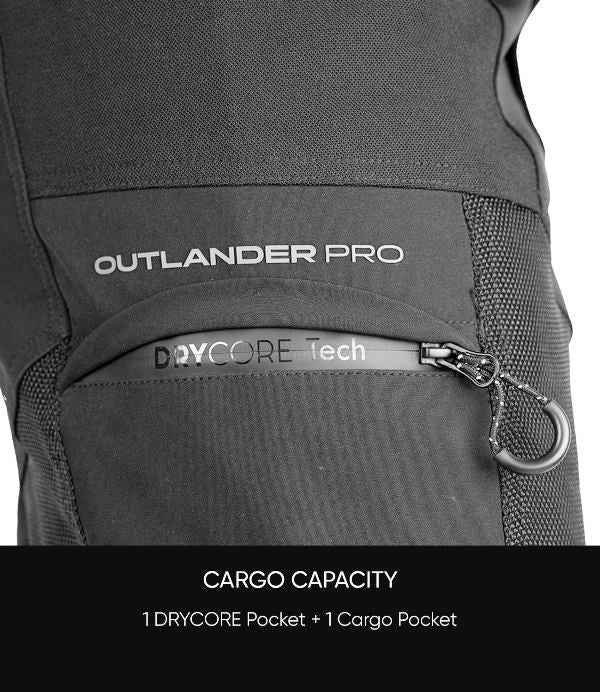 Rynox Outlander Pro Pants – CE Certified Class AA (All Black)