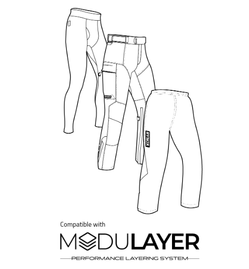 Rynox Outlander Pro Pants – CE Certified Class AA (All Black)
