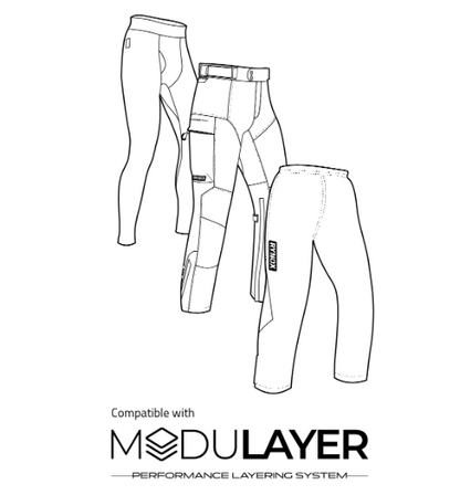 Rynox Outlander Pro Pants – CE Certified Class AA (All Black)