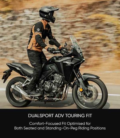 Rynox Outlander Pro Pants – CE Certified Class AA (All Black)