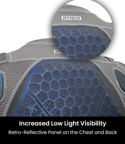 Rynox Quest Pro 2 Protective Base layer-Upper (Grey)