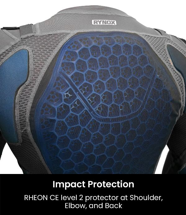 Rynox Quest Pro 2 Protective Base layer-Upper (Grey)