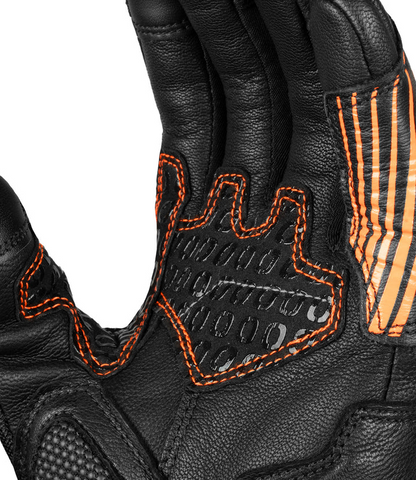Rynox Tornado Pro 4 Gloves - Carbon Edition (Black/Orange)