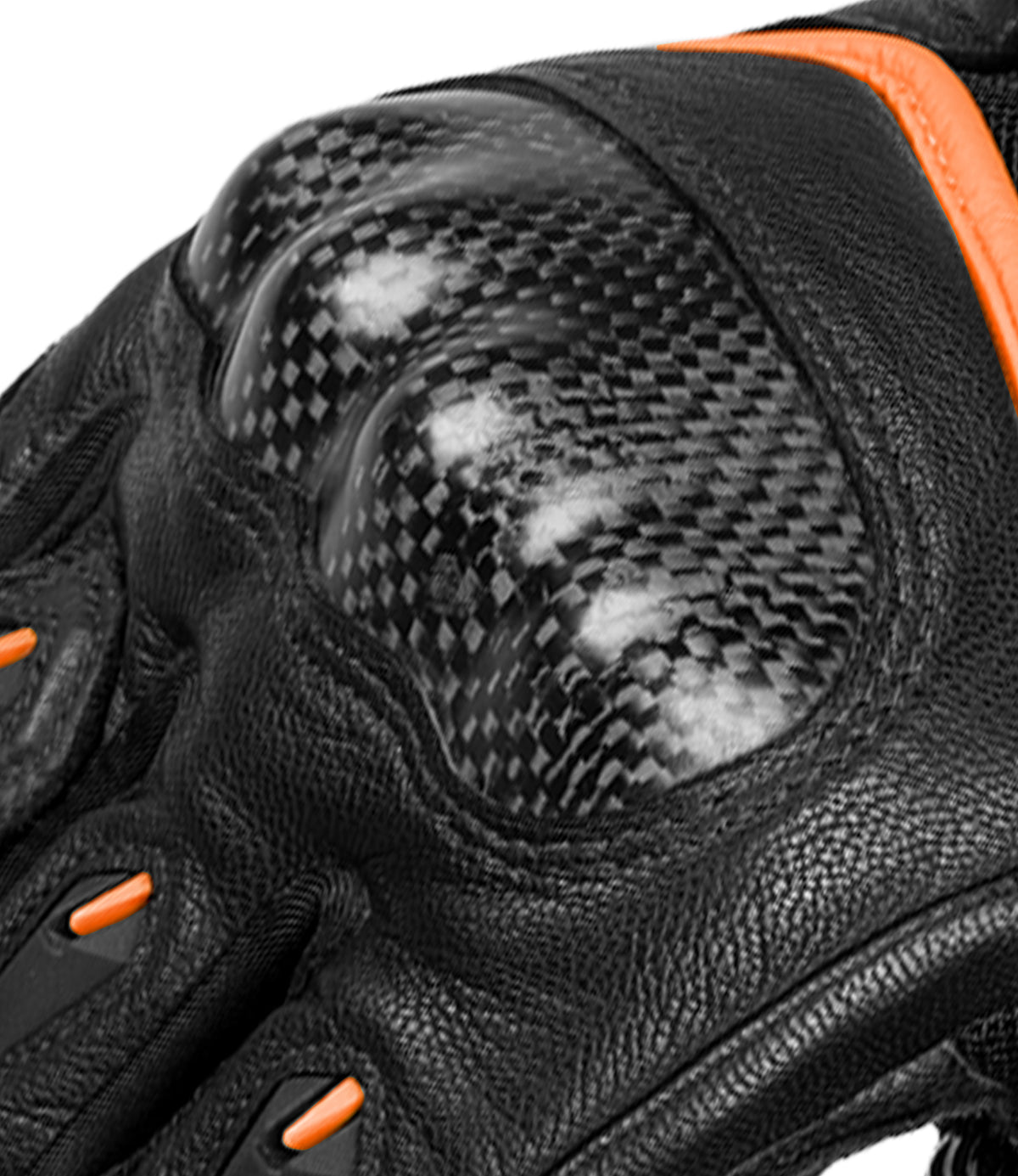 Rynox Tornado Pro 4 Gloves - Carbon Edition (Black/Orange)