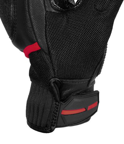 Rynox Tornado Pro 4 Gloves - Carbon Edition (Black Red)