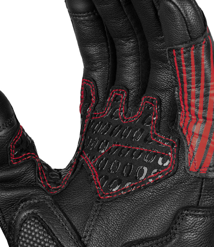 Rynox Tornado Pro 4 Gloves - Carbon Edition (Black Red)