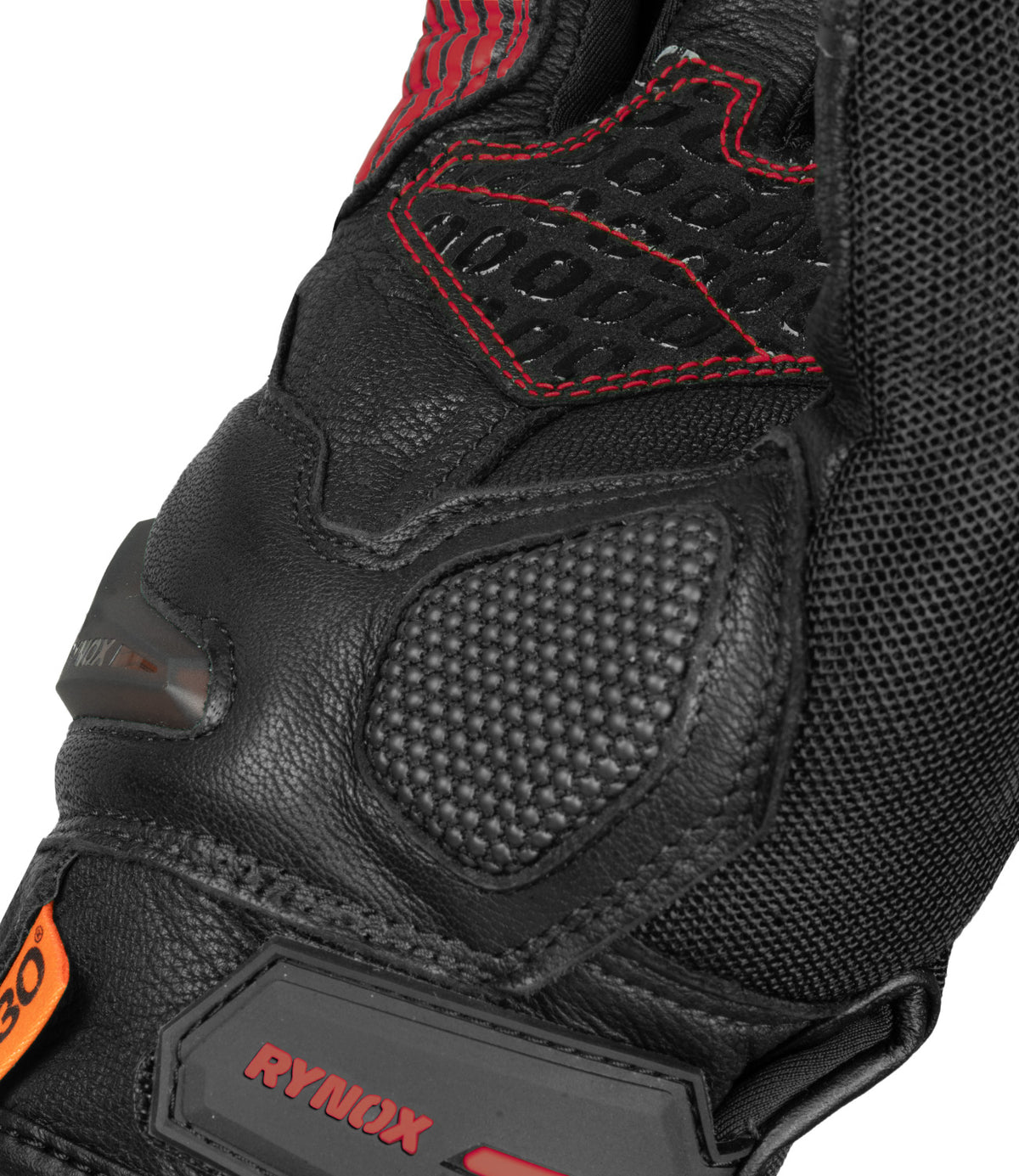 Rynox Tornado Pro 4 Gloves - Carbon Edition (Black Red)