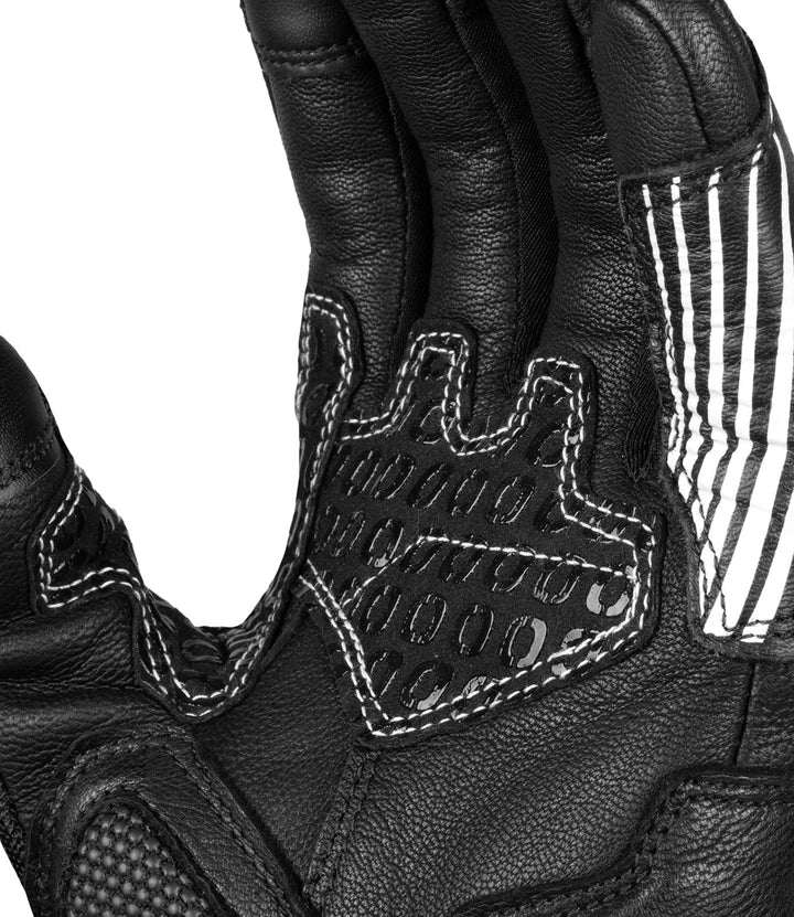 Rynox Tornado Pro 4 Gloves - Carbon Edition (Black White)