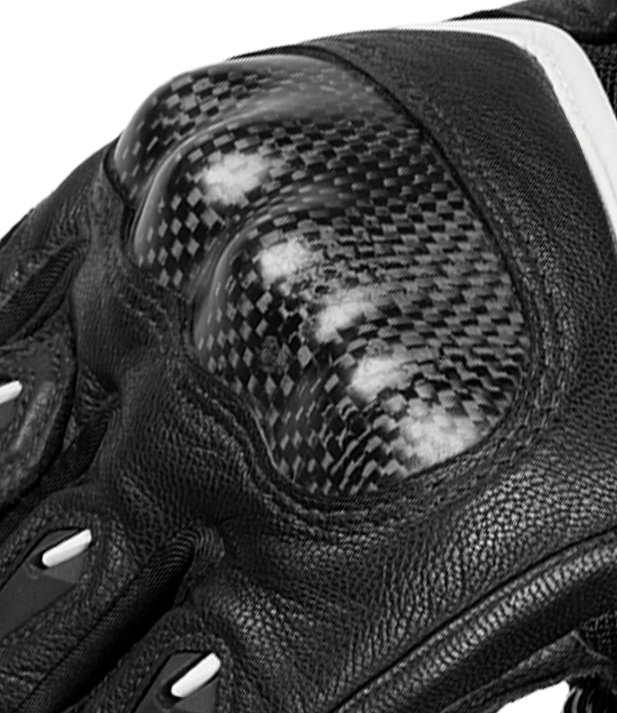 Rynox Tornado Pro 4 Gloves - Carbon Edition (Black White)