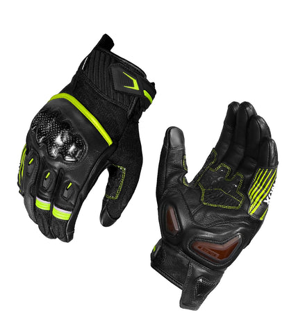 Rynox Tornado Pro 5 Gloves (BlackHi-Viz Green)