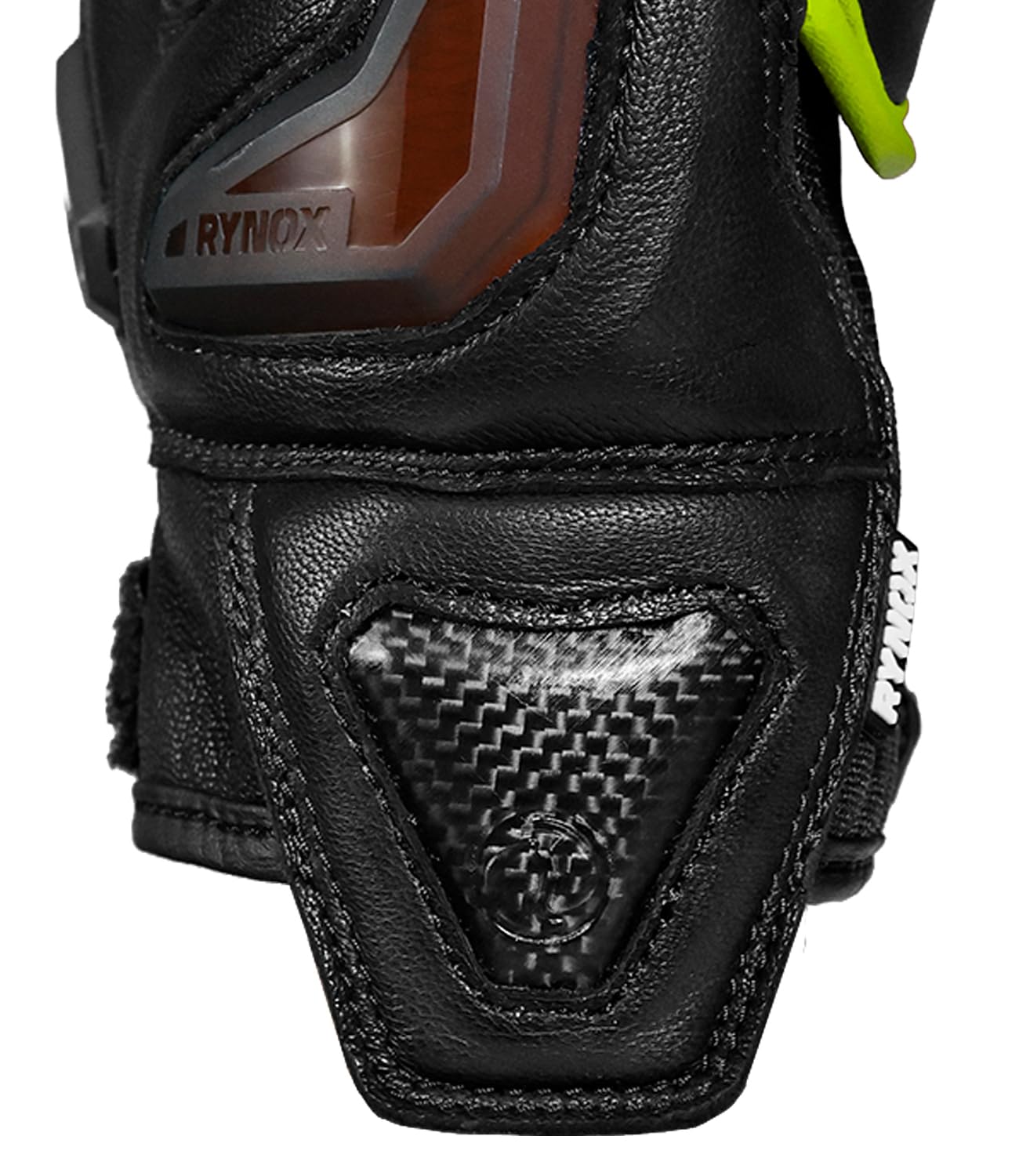 Rynox Tornado Pro 5 Gloves (Black/Hi-Viz Green)