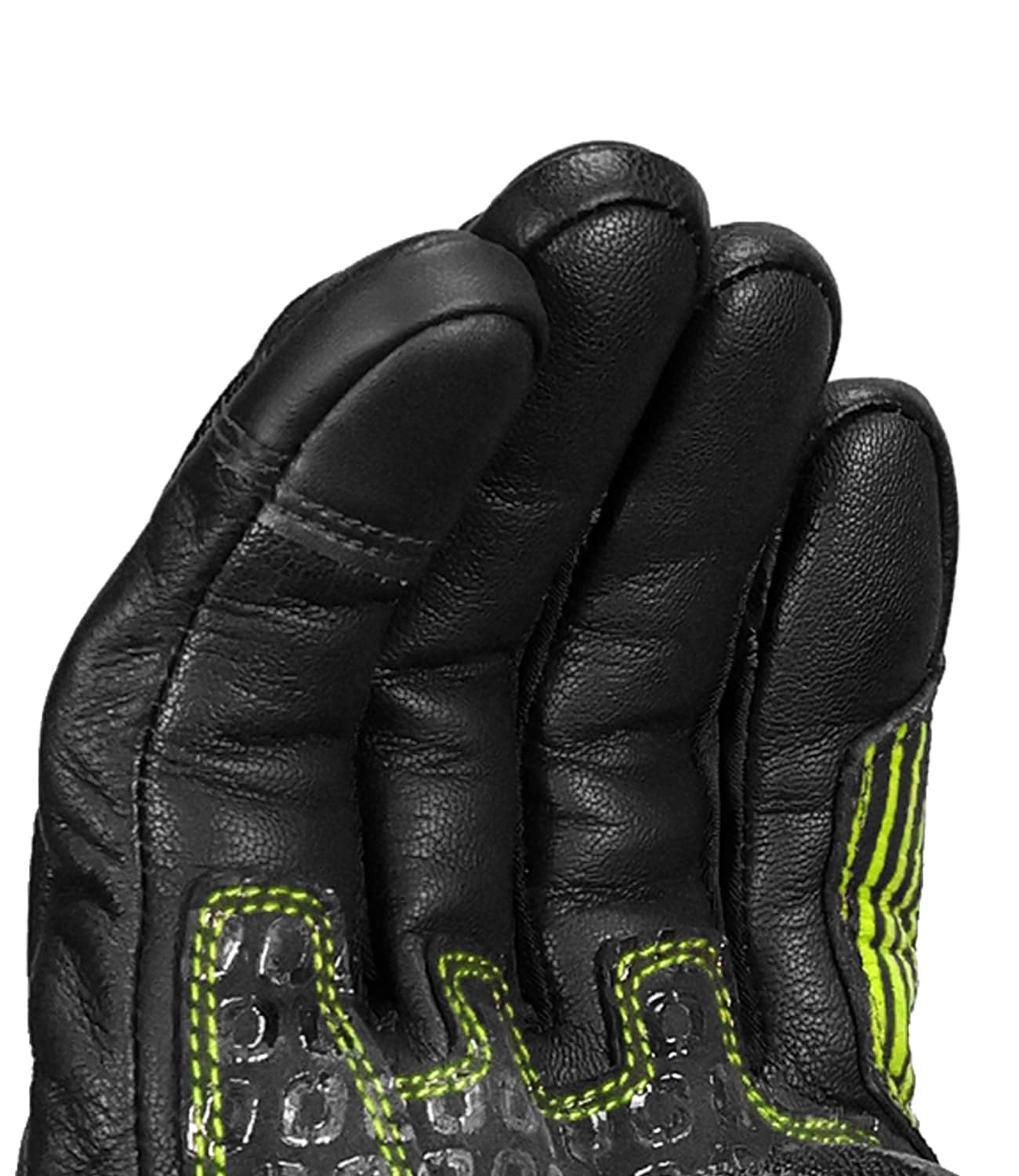 Rynox Tornado Pro 5 Gloves (Black/Hi-Viz Green)