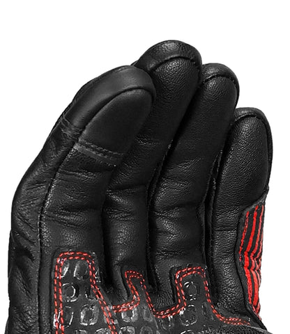 Rynox Tornado Pro 5 Gloves (Black/Red)