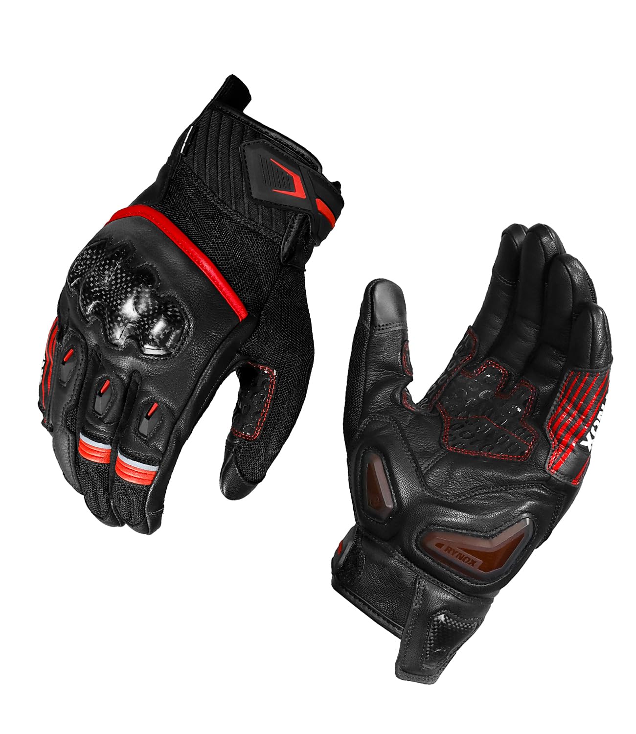 Rynox Tornado Pro 5 Gloves (BlackRed)