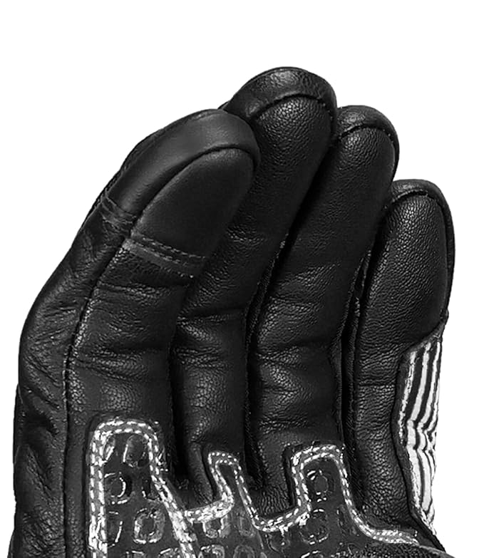 Rynox Tornado Pro 5 Gloves (Black/White)