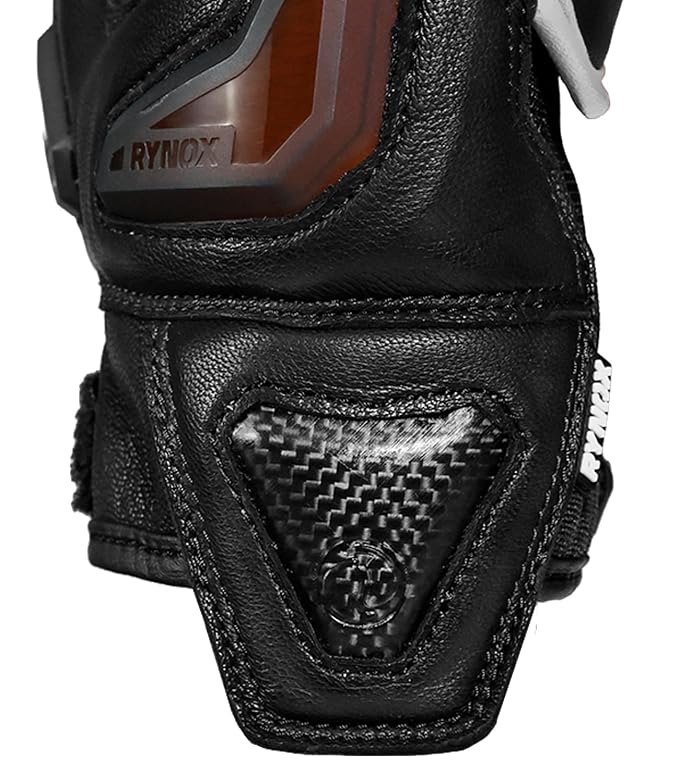 Rynox Tornado Pro 5 Gloves (Black/White)