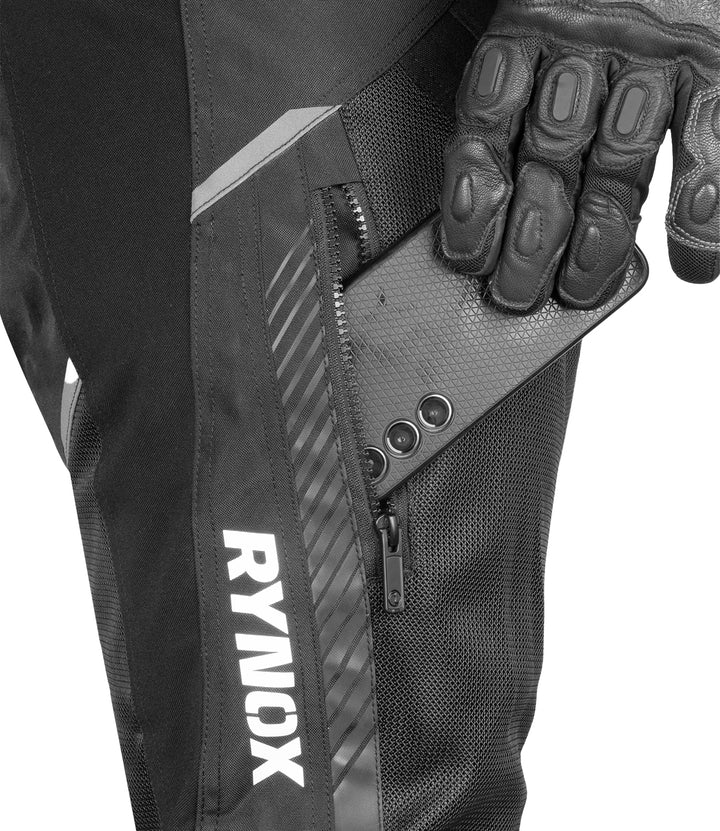 Rynox Tornado Pro Pants - CE Certified Class A (Black)